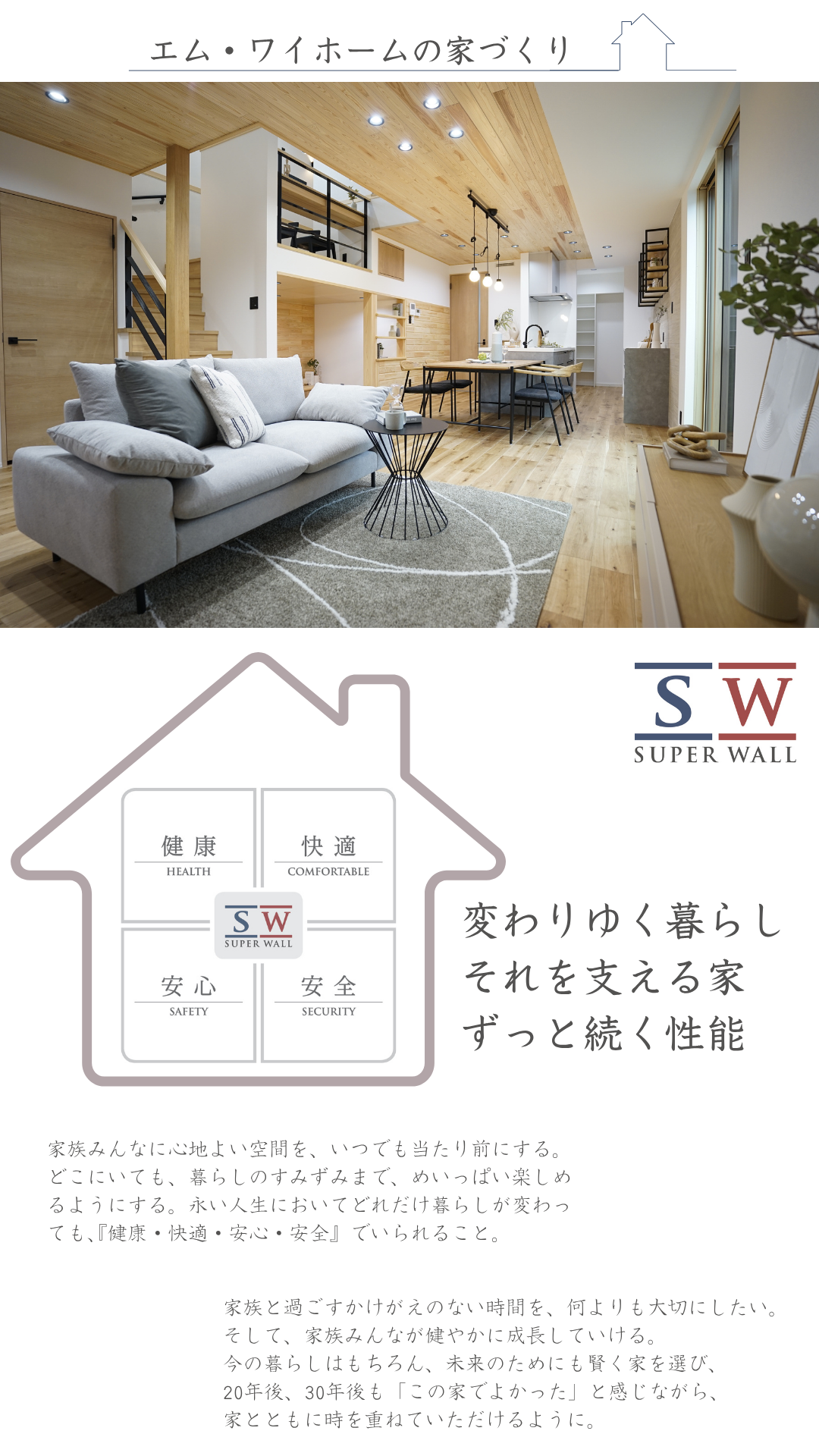 SW工法　健康・快適・安心・安全な家